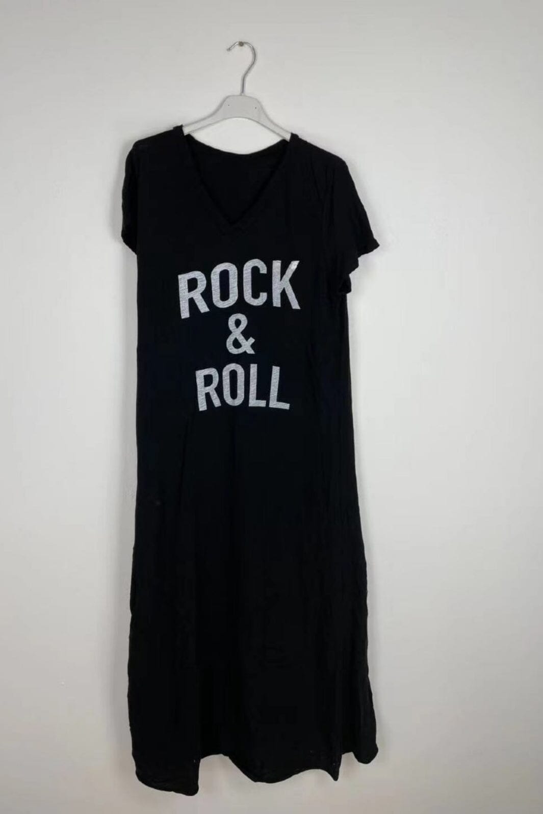 Printed Dress 2043 - Black Kjoler 